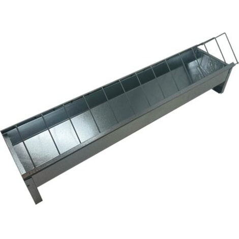 Mangiatoia Per Conigli In Acciaio Zincato - 3 Scomparti Con Coperchio | Ideale Per Alimentazione Pulita E Ordinata - Foto 13