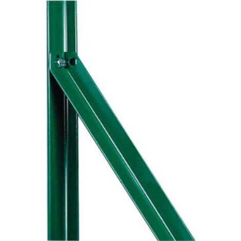 Saetta recinzione plasticata sezione mm 25x25x3,2 h.cm 200 (10 pezzi)  Ferrobulloni