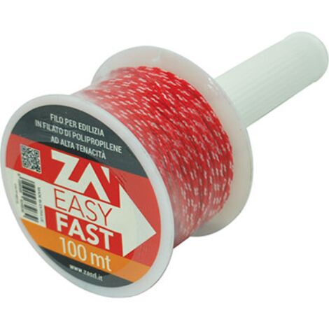 Filo edilizia bianco/rosso ppl mt 100 (15 pezzi) (1/2)