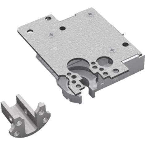 Cilindro Europeo SECURTINA DX Destro Per Serrature Serie 25, Corsa 40 Mm, Con Blocco In Caso Di Estrazione Forzata