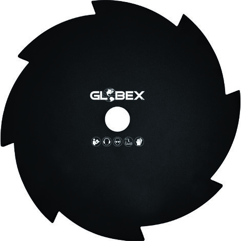 Globex disco in acciaio a 8 denti per decespugliatore ø mm. 255 - Globex