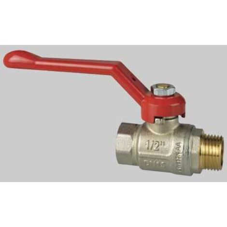 Valvola in plastica abs 1 mf con ghiera per irrigazione 1 m - 1 f irritec
