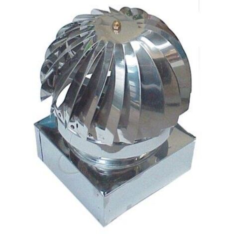 Ventolino girevole base quadra inox aisi 304 cm 42x42 Zincogroup (1/2)