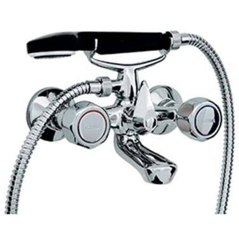 Miscelatore doccia quadrato bagno doccia cromato - Quadra