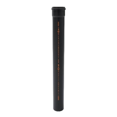 TUBO PHONO BLACK 1 BICCHIERE Diam. 40 lungh. 3000 NICOL