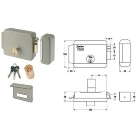 Elettroserratura Per Cancelli Con Tetto 6800 - Mm.60 Dx (y68000601) 1 ...