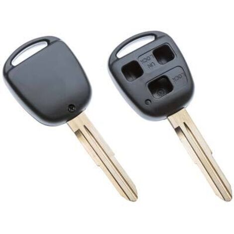 HQRP Scuro Blu Pieghevole Flip Chiave Custodia 3 Pulsanti per