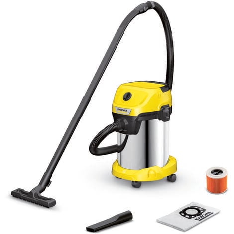 Karcher bidone aspira solidi-liquidi wd 3 s v-19/4/20 corpo acciaio inox  1.000