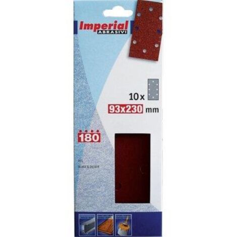 Carta Abrasiva Velcrata A Fogli Bed Imperial Grana 180 Mm 93x230 Cf=pz ...