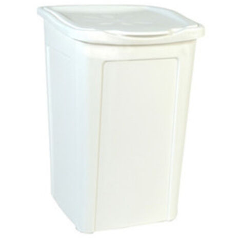 HOMCOM Mobile Bagno con Cesto per Biancheria 45x30x171 cm Bianco