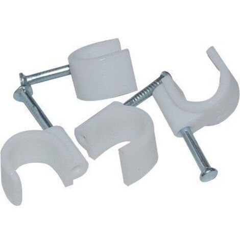 Fascette Da Muro Per Cavi - 100 Pezzi Con Chiodi - Supporto Cavi Fino A 10mm - Foto 14