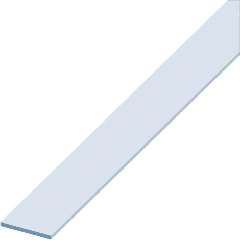Alfer profilo barra piatta alluminio argento satinato mm. 30x2 mt. 2 (5  pezzi) - Alfer