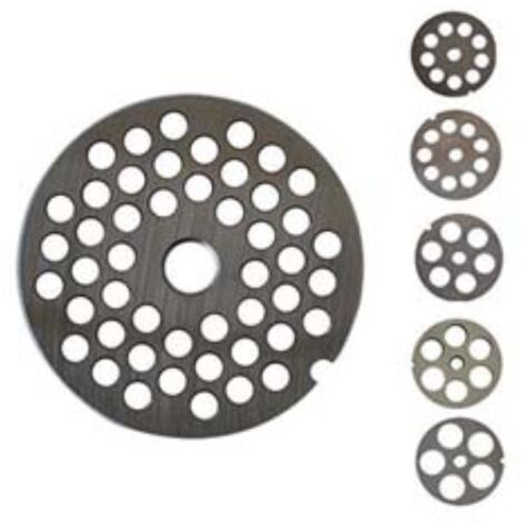 Palumbo Piastra Per Tritacarne N. 22 – Foro 20 (6 Fori) – Acciaio Carbonio Alimentare - 2