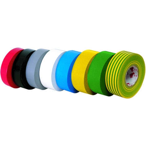 3 Rotoli Nastro Telato Isolante Per Cablaggio Cavi Elettrici Rotolo 18mm Nero 12481747 - Foto 11