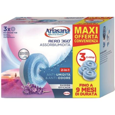 Henkel ricarica ariasana aero 360° pz. 3 x 450 gr. lavanda - Henkel (1/2)