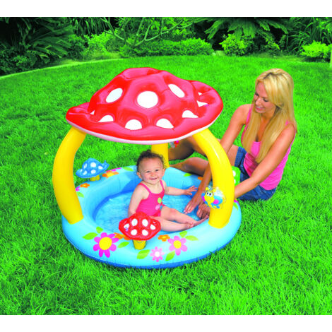Intex Piscina per Bambini Unicorno con Spruzzo 127x102x69 cm