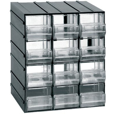 Cassettiera Portaminuteria 114 Cassetti - Larghezza 68cm, Altezza 190cm - Lamiera Verniciata, Cassetti In Polipropilene - Foto 6