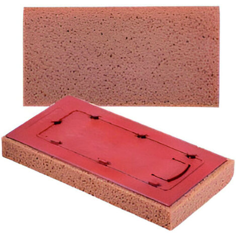 Spugna Ricambio Fratazzo Avana - 13x30x3 Cm Per Pulizie - Foto 2