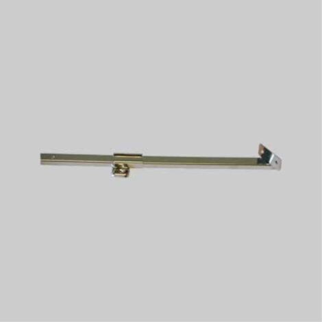 Asta snodata a scatto 25 cm - nichelato