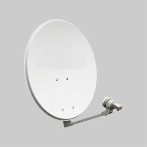 Kit Parabola Satellitare 80cm - Completo Di LNB, Cavo E Sat