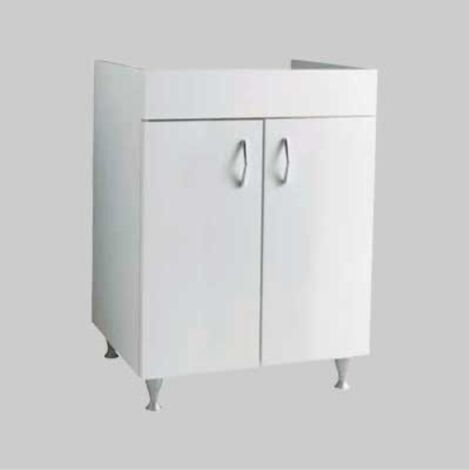 Mobile universale per lavatoio cm p. 60 x l. 60 con piedi (1/2)