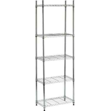 Scaffali acciaio cromato componibili