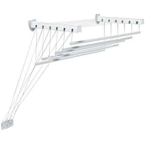 Stendibiancheria Con Ali Per Abiti Lunghi | Pieghevole 171x46x96cm | Per Interni Ed Esterni - Foto 1