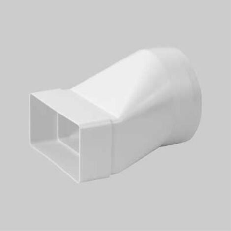 Riduzione da tubo tondo a rettangolare da ø 100 mm a mm 110x55 PES