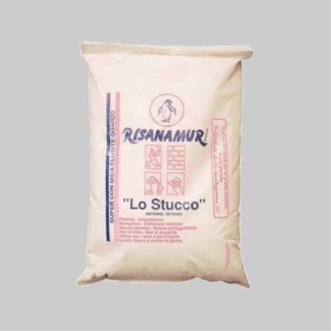 Stucco in polvere 'lo stucco' 20 kg RISANAMUR