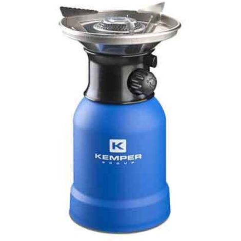 Fornello Portatile Kemper A Cartuccia 577 - Acciaio Inox, Grigio, Ideale Per Campeggio - Foto 4