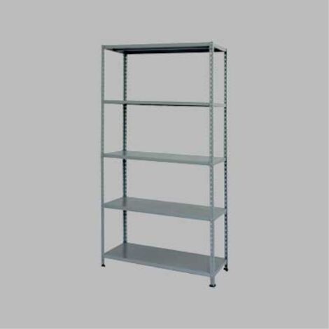 Scaffale componibile in kit 'pesante' 120x40 cm - angolari esterni 2 mt PRO. METAL (1/2)