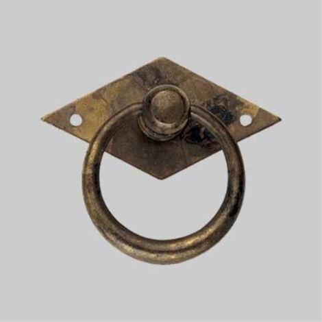 Maniglia per mobili '12230' 50x44 mm - ottone antico METAL GROUP (1/2)