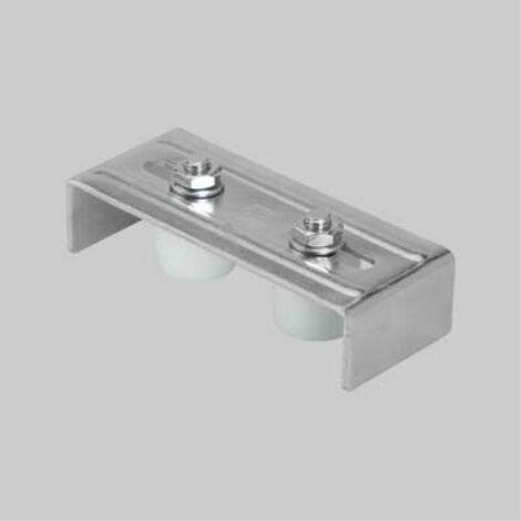 Piastra di guida superiore a 2 rulli 145x60 mm COMBI ARIALDO