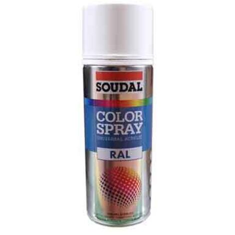 Bomboletta Spray Acrilico Professionale – Bianco Lucido RAL 9010, 400 Ml, Per Legno, Metallo, Plastica, Murales