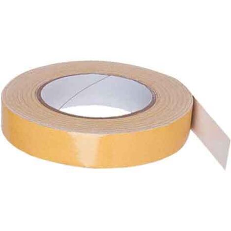 Nastro Biadesivo Pattex 50mm X 25m - Per Moquette E Tappeti - Adesivo Forte Bianco