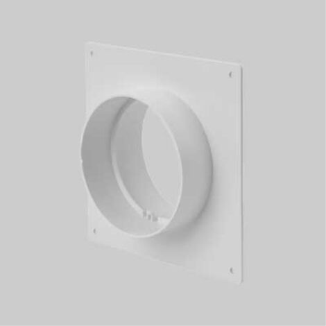 Copriforo tondo per tubo ventilazione ø 100 mm PES