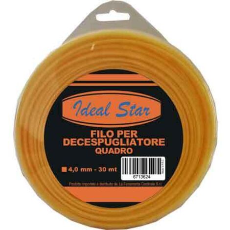 Filo Per Decespugliatore Professionale Mastertec 3,3x15 Mt - Erba, Rovi E Spine