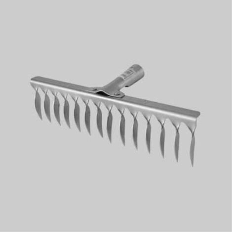 Rastrello Da Giardino 16 Denti In Acciaio - Leggero Per Sarchiatura E Lavoro Del Terreno