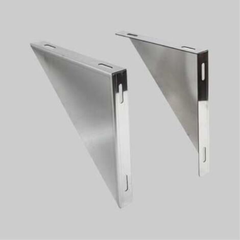 Angolare di supporto murale 400x400x40 mm - per tubo ø 180/230 mm