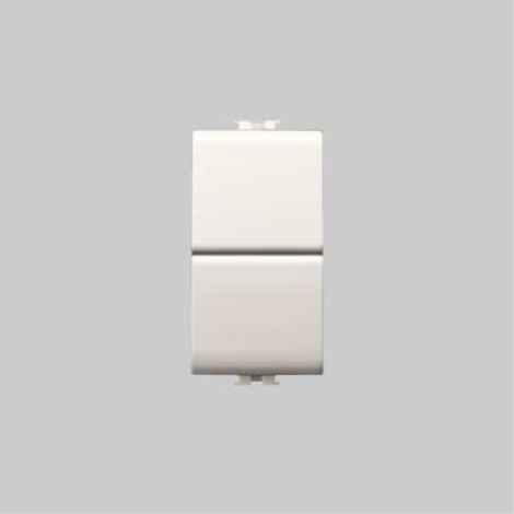 Doppio pulsante 'easy' 10a 250v - bianco EC ELETTROCANALI