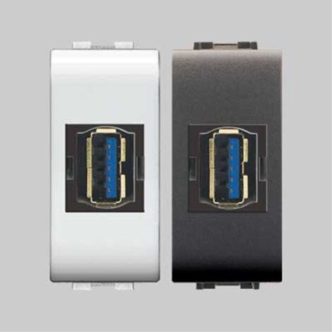 Presa standard usb grigio EC ELETTROCANALI