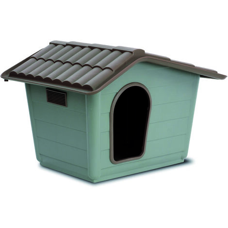 Cuccia per cani sprint eco mini cm. 60x50x41 h col. verde scuro -