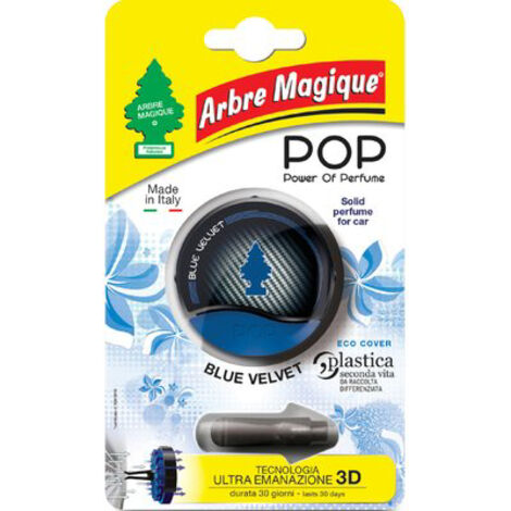 Arbre Magique POP Profumatore Auto 3D - Fragranza Exotic, Confezione Da 3 Pezzi, Durata 30 Giorni, Design Italiano