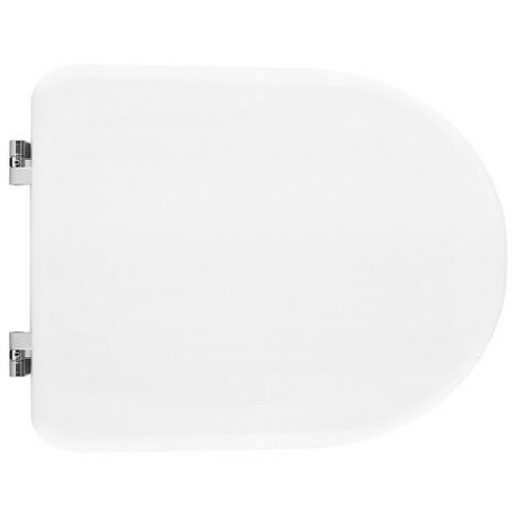Dianhydro Sedile WC Per Vaso Facis Geneva Forma 6: Bianco, Con Cerniere A Passanti