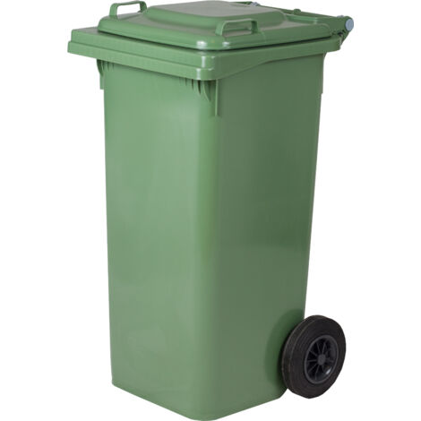 ICS BIDONE QUADRO PER DIFFERENZIATA Lt. 120 - cm. 55x50x94 h col. Verde