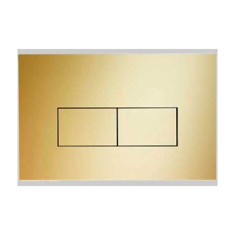 PLACCA DI COMANDO ECO LINEA ACRILICO DOPPIO TASTO Oro PUCCI