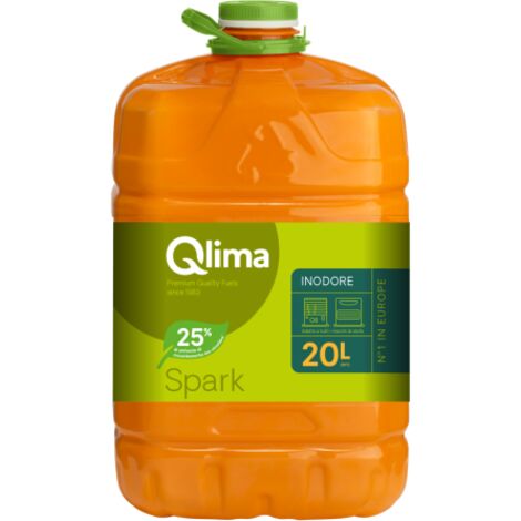 Combustibile liquido inodore per stufe Spark 20 litri ecologico a basse emissioni Qlima (1/5)