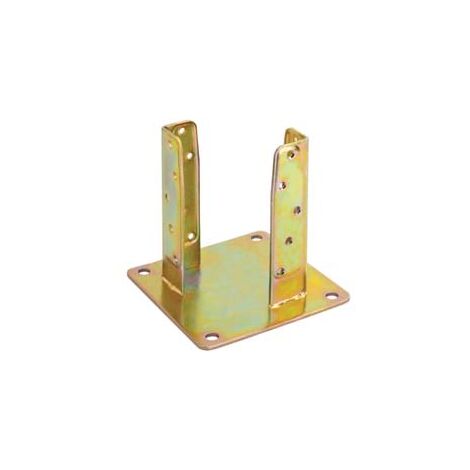 SUPPORTO A PAVIMENTO CON PIASTRA PER TRAVE ART.800 mm.142x142 spessore mm.5 ALDEGHI