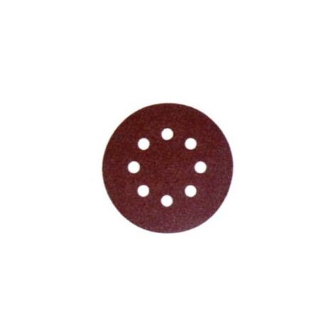 DISCHI CARTA ABRASIVA FORATA CON VELCRO PER ROTORBITALI Ø MM.125- - grana 320 blister da pz.10 - 1 blister MAKITA