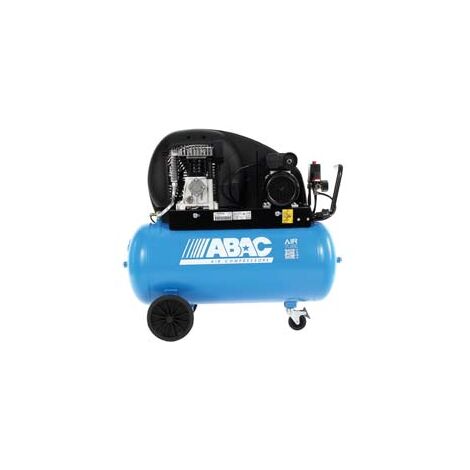 COMPRESSORE A CINGHIA BICILINDRICO LUBRIFICATO A OLIO LT.90    ABAC